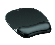Fellowes Podkładka pod mysz i nadgarstek żelowa CRYSTAL czarna - 1337122 - zdjęcie 2